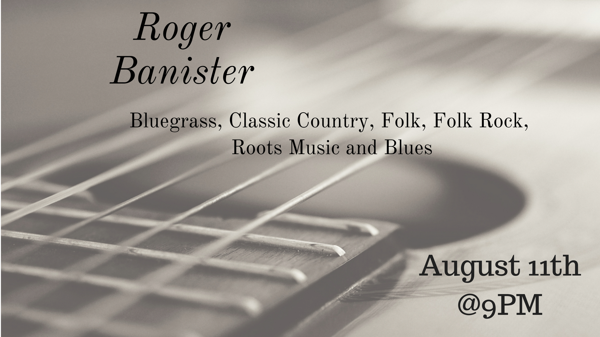 Live Music - Roger Banister